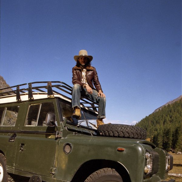 Shangri La Brown Leather Coat With Fur Collar Chiodo