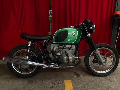1975 Minz Green Bmw R90/6  Custom