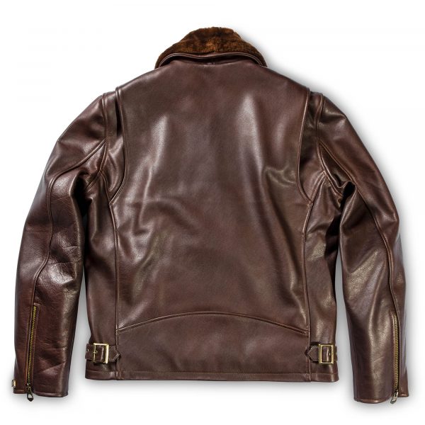 Varenne Fur Collar Brown Leather Jacket – Wolfsmiths Heights