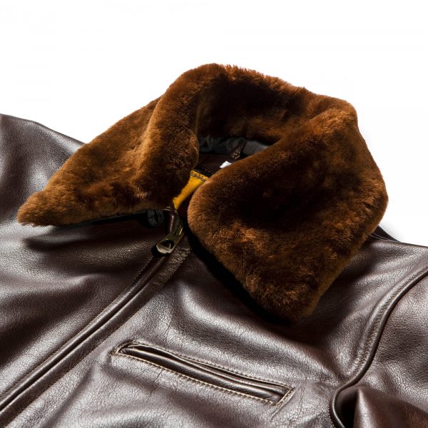 Varenne Fur Collar Brown Leather Jacket – Wolfsmiths Heights